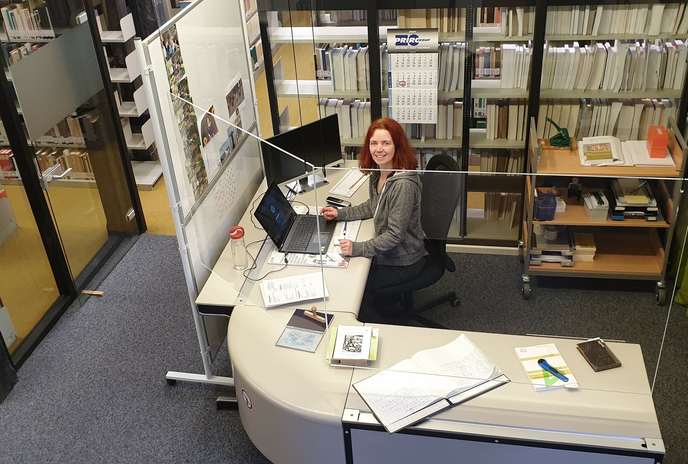 Bibliothekarin der FIT - librarian of FIT